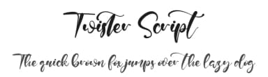 Twister Script by Vztype Studio — Script Handwritten Font — thumbnail 1