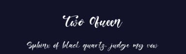 Two Queen by Kong Font — Script Handwritten Font — thumbnail 2