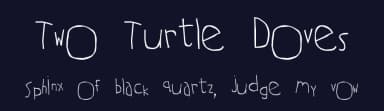 Two Turtle Doves by Divide by Zero — Script Handwritten Font — thumbnail 2