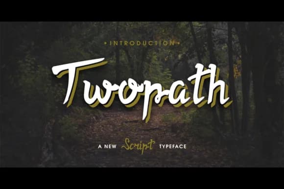 Twopath Font by EdricStudio — Script Handwritten Font