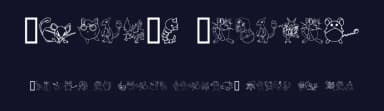 Tyler's Pokemon by House of Lime — Dingbats Font — thumbnail 2