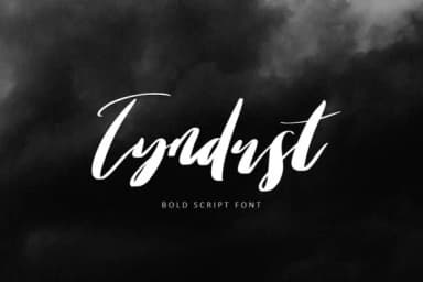 Tyndust Font by Creativeqube Design — Script Handwritten Font — thumbnail 1