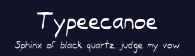 Typeecanoe by Iconian Fonts — Script Handwritten Font — thumbnail 2