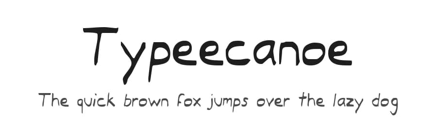 Typeecanoe by Iconian Fonts — Script Handwritten Font