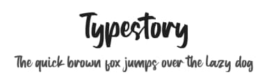Typestory by FatmaStudio — Script Handwritten Font — thumbnail 1