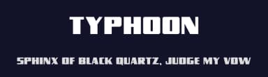 Typhoon by Iconian Fonts — Sans Serif Font — thumbnail 2
