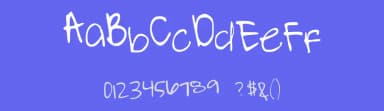 Typing Dazedd by xoanne — Script Handwritten Font — thumbnail 3