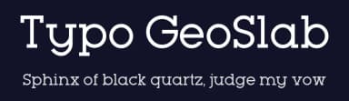 Typo GeoSlab by Studio Typo — Serif Font — thumbnail 2