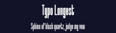 Typo Longest by Studio Typo — Sans Serif Font — thumbnail 2