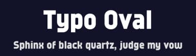 Typo Oval by Studio Typo — Sans Serif Font — thumbnail 2