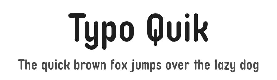 Typo Quik by Studio Typo — Sans Serif Font