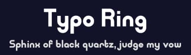 Typo Ring by Studio Typo — Sans Serif Font — thumbnail 2