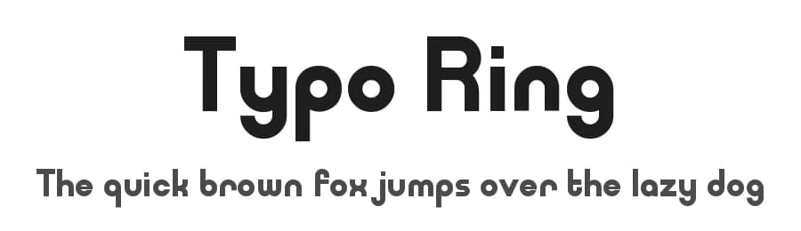 Typo Ring by Studio Typo — Sans Serif Font