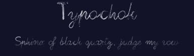 Typochok by Malre Deszik — Script Handwritten Font — thumbnail 2