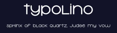 Typolino by Vladimir Nikolic — Sans Serif Font — thumbnail 2