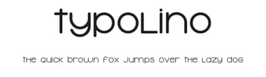 Typolino by Vladimir Nikolic — Sans Serif Font — thumbnail 1