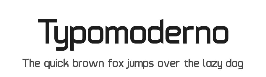 Typomoderno by G3Typefaces — Sans Serif Font
