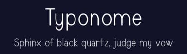 Typonome by Studio Typo — Sans Serif Font — thumbnail 2