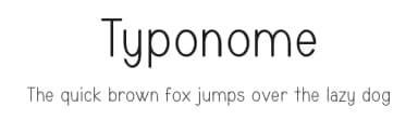 Typonome by Studio Typo — Sans Serif Font — thumbnail 1