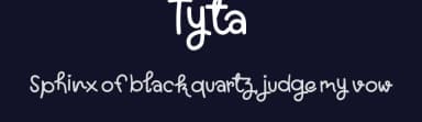Tyta by yujikung — Script Handwritten Font — thumbnail 2