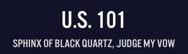 U.S. 101 by Ash Pikachu Font — Sans Serif Font — thumbnail 2