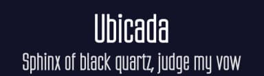 Ubicada by deFharo — Sans Serif Font — thumbnail 2