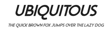 Ubiquitous by Hawtpixel — Sans Serif Font — thumbnail 1