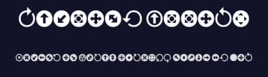 Uchrony Arrows by deFharo — Dingbats Font — thumbnail 2