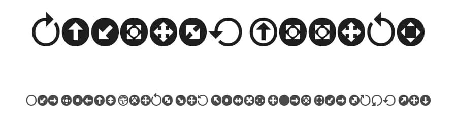 Uchrony Arrows by deFharo — Dingbats Font