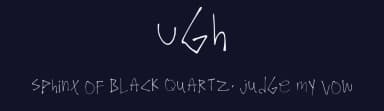 Ugh by Thimas — Script Handwritten Font — thumbnail 2