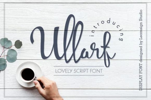 Ullarf Font by leamsign — Script Handwritten Font — preview 1