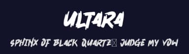 Ultara by Mocha Frappuccino — Script Handwritten Font — thumbnail 2