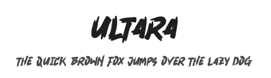 Ultara by Mocha Frappuccino — Script Handwritten Font