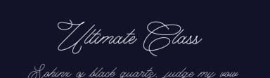 Ultimate Class by PutraCetol Studio — Script Handwritten Font — thumbnail 2
