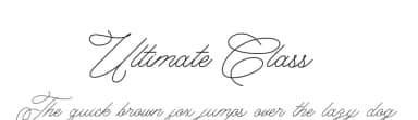 Ultimate Class by PutraCetol Studio — Script Handwritten Font — thumbnail 1
