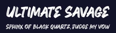 Ultimate Savage by DumadiStyle — Script Handwritten Font — thumbnail 2