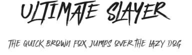 Ultimate Slayer by PutraCetol Studio — Script Handwritten Font — thumbnail 1
