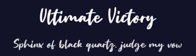 Ultimate Victory by epiclinez — Script Handwritten Font — thumbnail 2