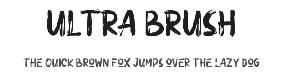 Ultra Brush by Garisman Studio — Script Handwritten Font — preview 1