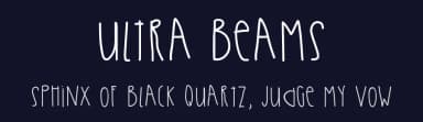 Ultra Beams by Des Gomez — Script Handwritten Font — thumbnail 2