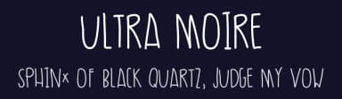 Ultra Moire by Des Gomez — Script Handwritten Font — thumbnail 2