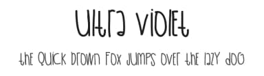 Ultra Violet by Des Gomez — Script Handwritten Font — thumbnail 1
