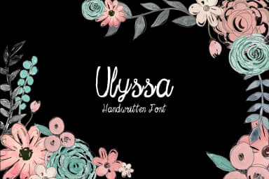 Ulyssa Font by creativetacos — Script Handwritten Font — thumbnail 1