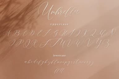 Umbrella Script Font by it_was_a_good_day by it_was_a_good_day — Script Handwritten Font — thumbnail 2