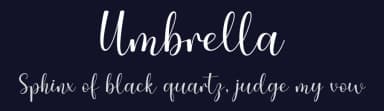 Umbrella by Wahyu Studio — Script Handwritten Font — thumbnail 2