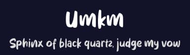 Umkm by DumadiStyle — Script Handwritten Font — thumbnail 2
