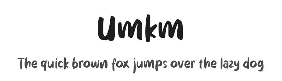 Umkm by DumadiStyle — Script Handwritten Font — preview 1