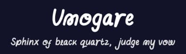 Umogare by Enxyclo Studio — Script Handwritten Font — thumbnail 2