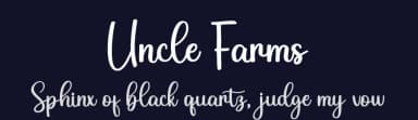 Uncle Farms by Bearytype — Script Handwritten Font — thumbnail 2