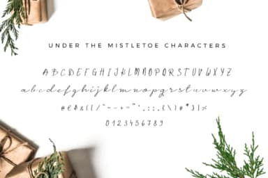 Under the Mistletoe Font by duka — Script Handwritten Font — thumbnail 5